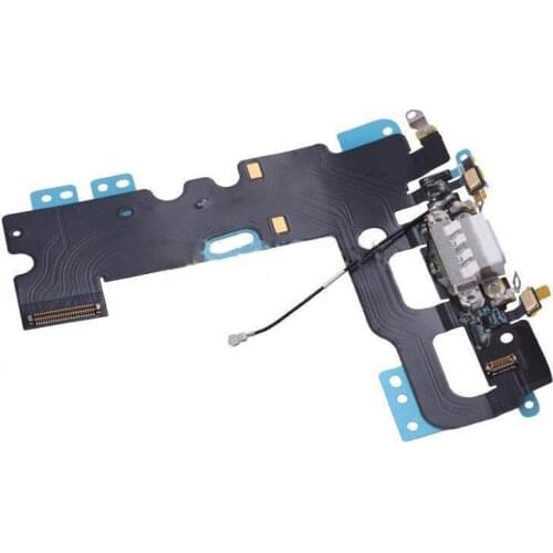 10Pcs/lot White/Black/Grey Color Charging Port Dock Connector Flex Cable for Apple iPhone 7