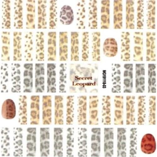 Japanese Style 3d DIY Leopard Pattern Nail Stickers Nail Art Light Traceless Nail Decoration Dry Nail Decals Manicure Women Girl