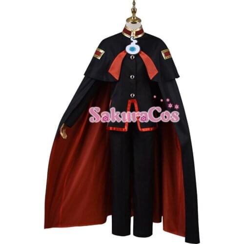 Anime Toilet-Bound Hanako-kun Hanako Kun Yugi Tsukasa Uniform Cosplay Costume With Hat Halloween Suit For Unisex