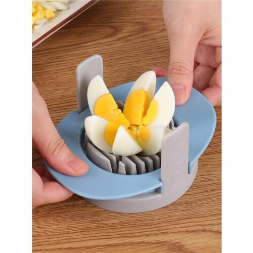 Household multifunctional three-in-one egg slicer cutter kitchen tool