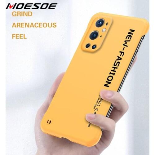 For One Plus 9 Pro 8 Pro 8T 7 Shockproof Ultra Thin Frameless Hard PC Case Cover For One Plus 7 8 Candy Color Lens Protect Cover