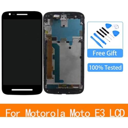 For MotoRola XT1700 Screen 5.0inch XT1706 Display For Moto E3 LCD With Touch Screen Digitizer Assembly Tools
