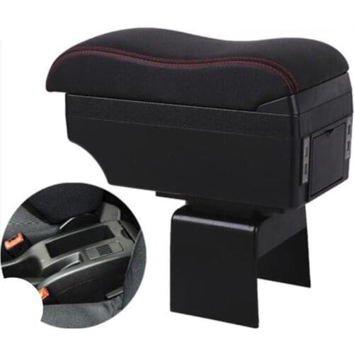 For Peugeot 307 armrest box central Store content box decoration accessory