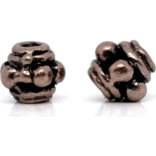 DoreenBeads 300 Copper Tone Tiny Bumpy Spacer Beads 3.5x3.5mm (B10114), yiwu