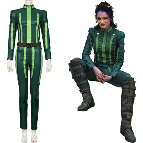 Moive Vagrant Queen Amae Rali Cosplay Costume Outfit Jumpsuit Uniform Halloween Carnival Costume Full Suits Halloween Costumes