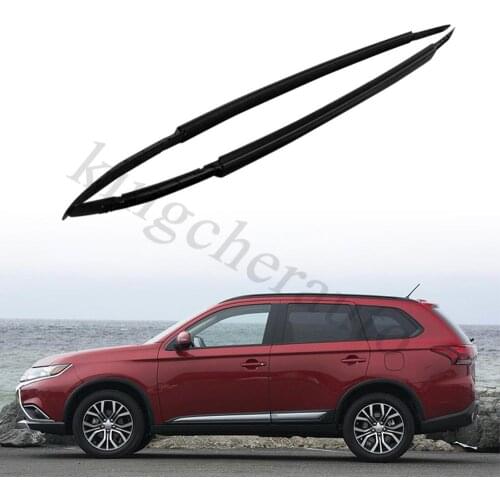 2Pcs left right Aluminium roof rack bar rail fits for M-i-t-s-u-b-i-s-h-i Outlander 2013-2019