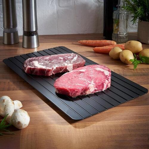 Fast Defrosting Tray Thaw Frozen Food Meat Fruit Quick Defrosting Plate Board Defrost Kitchen Gadget Tools utensils Thawing