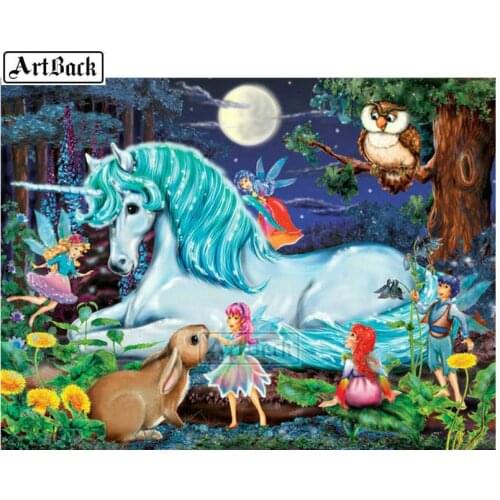 Unicorn diamond painting kit square drill full of animals 3d diy diamond embroidery diamond mosaic artwork decoration SE152