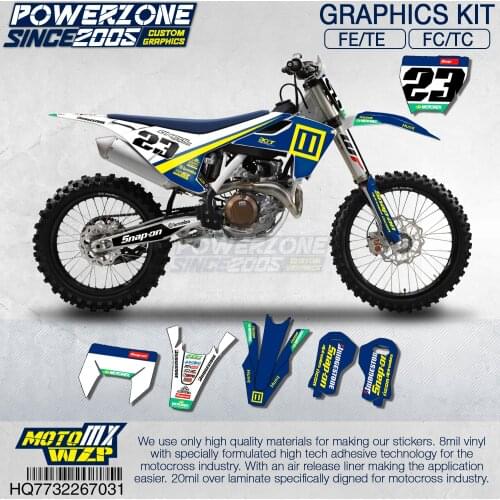 Customized Team Graphics Backgrounds Decals Custom Stickers Kit For Husqvarna 2016-18 TC FC TX FX FS 2017-19 TE FE 125-450c 731