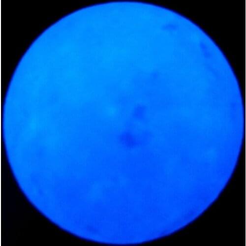 Natural Luminous Stone Calcite Blue Glow in the Dark Sphere Ball Luminous Crystal Ball W/ Base Round Stone Ball Home Decor