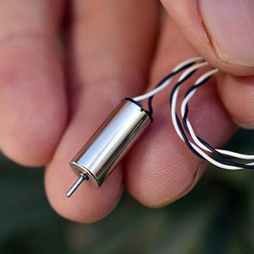 Mini 614 coreless motor DC 4.2V 54500RPM high-speed high-torque neodymium iron boron strong magnetic model airplane motor