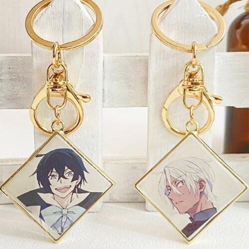New Anime The Case Study of Vanitas Cosplay Keychain Vanitas Noe Archiviste Keyring Acrylic Key Ring Halloween Props Kids Gifts