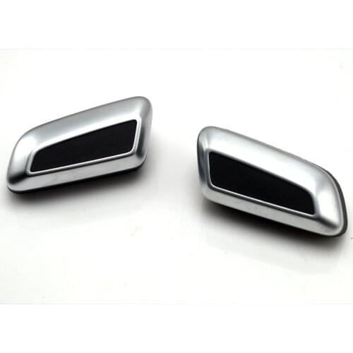 New high quality For Audi A4 B6 A6 c6 chrome seat regulator chrome plated knob switch button For Audi C6 Q5 Q7 B6 B7 815+816