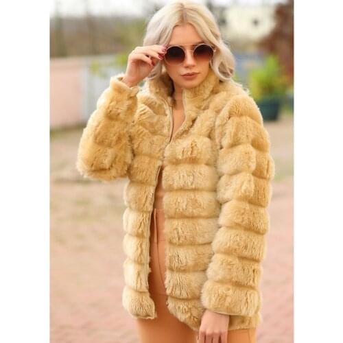 Wool Luxury Woman Coat 2021 Winter Dresses Coat Femme Autumn Zipper Warm Anoraks Women Winter Fashion Spring Clothes Fur