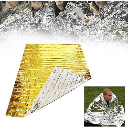 Rescue First Aid Kit Camp Keep Foil Mylar Lifesave Dry Heat Outdoor Warm Survive Bushcraft Thermal Blanket Emergent