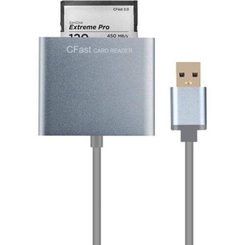 USB3.0 to CFast Card Reader for Canon 1DX Mark II C300 Mark II XC10 For HASSELBLAD H6D-100c for ARRI Memory Card Transfer Tool