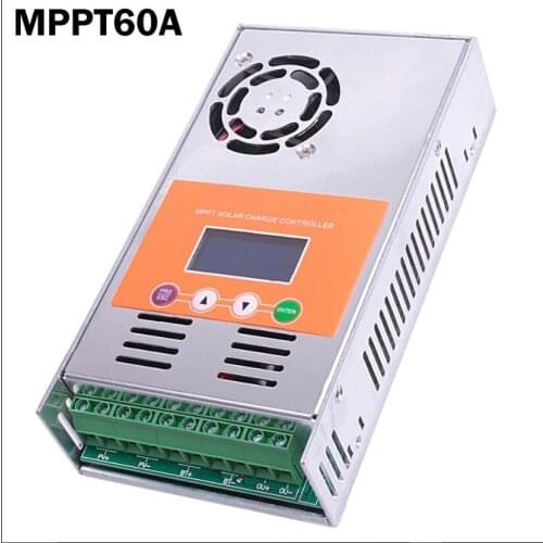 High Efficiency MPPT 60A 48V Solar Panel Battery Charge Controller Regulator 12V/24V/36V/48V DC 60A MPPT Solar Charger