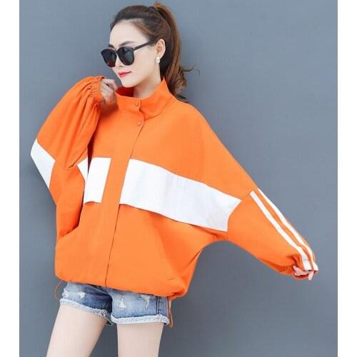 Womens Spring and Autumn 2019 popular new thin section Korean version of the loose jacket short jacket casual wild 431