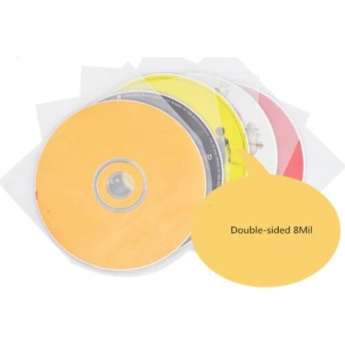 100PCS Anti-Static Inner Sleeves Protective Bag for Vinyl LP Records CD DVD Disk Accessories Kit