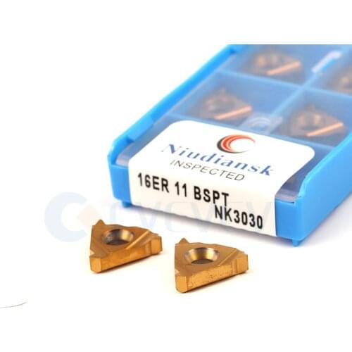 16ER/16IR 11BSPT 14BSPT 19BSPT BSPT NK3030 CNC Lathe Threaded Turning Tools Carbide Insert Precision Machining Cutting Efficient