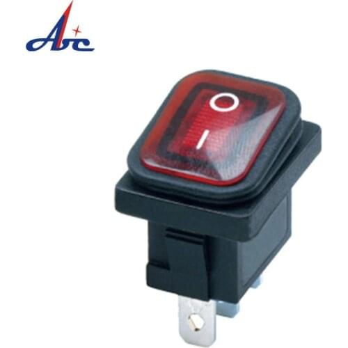 3Pins IP65 ON-OFF SPST 2 Way Position Marine Rocker Switch Auto Boat Heavy Duty T85 Waterproof 220V LED 12V