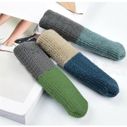 4pc/Set Home Decor Table Chair Foot Leg Knit Socks Chair Leg Cover Protector Socks Sleeve Protect Floor Pads Floor Protector