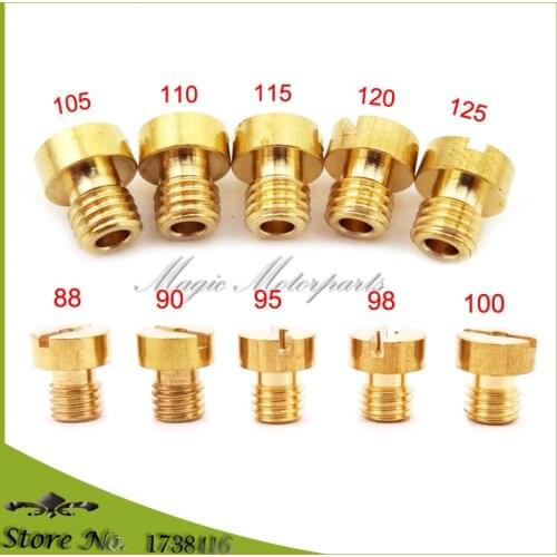 5mm Large Round Carb Main Jets For Mikuni Carburetor VM22 VM24 VM26 125cc 150cc 200cc 250cc Dirt Pit Bike