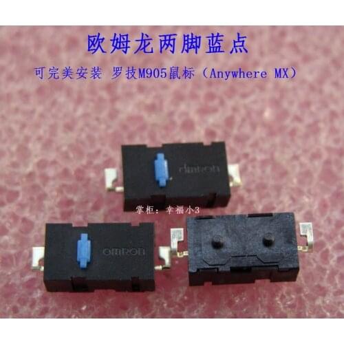 5pcs/lot 100% original Omron mouse micro switch mouse button blue dot for Anywhere MX Mouse Logitech M905 replacement ZIP