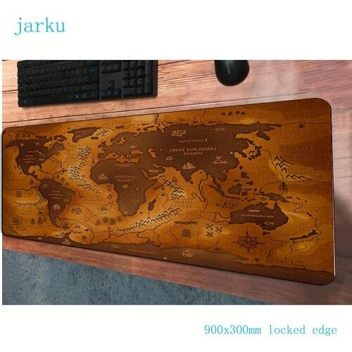 900x300x2mm world map mouse pad gaming mousepad gamer mouse mat pads game computer hot sales padmouse laptop play mats