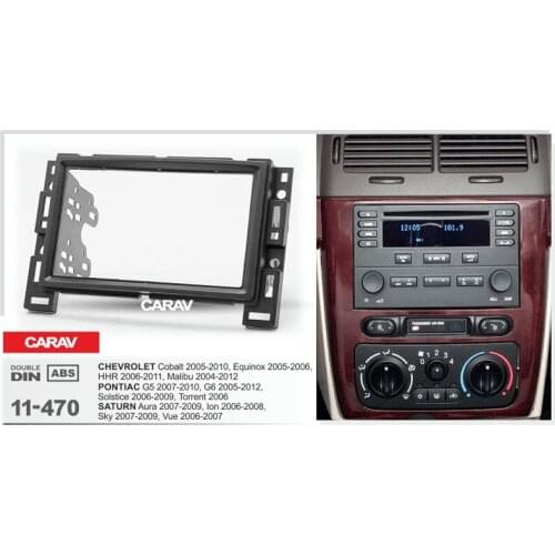 CARAV 11-470 car 2DIN fascia facia panel plate frame for CHEVROLET/PONTIAC G5/SATURN Stereo Fascia DashCD Trim Installation Kit