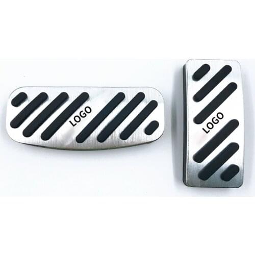 For Changan CS35PLUS 2019-2020 Aluminum Alloy Car Accelerator Gas Pedal Brake Pedal Clutch Pedals Cover Non Slip Pad Cover