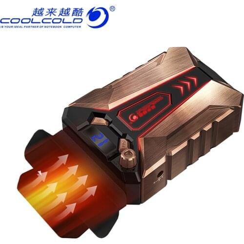 COOLCOLD K30 Portable Laptop Cooler ,Air Extracting Strong Faster Cooling Fan Low Noise Support 14inch To 17inch Laptop/Notebook
