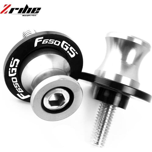 For BMW F650GS F 650 GS 2000-2005 2001 2002 2003 2004 8MM Motorcycle Accessories Swingarm Sliders Spools Stand Screws