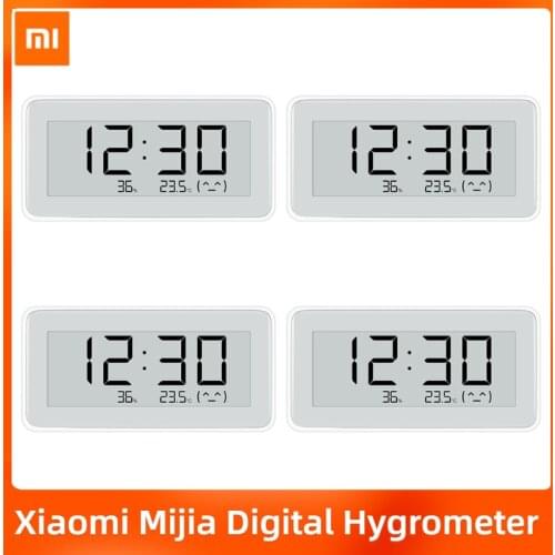 Xiaomi Mijia Electronic Thermometer Hygrometer Pro Bluetooth4.0 Wireless Smart Electronic Clock LCD Temperature Measurement Tool
