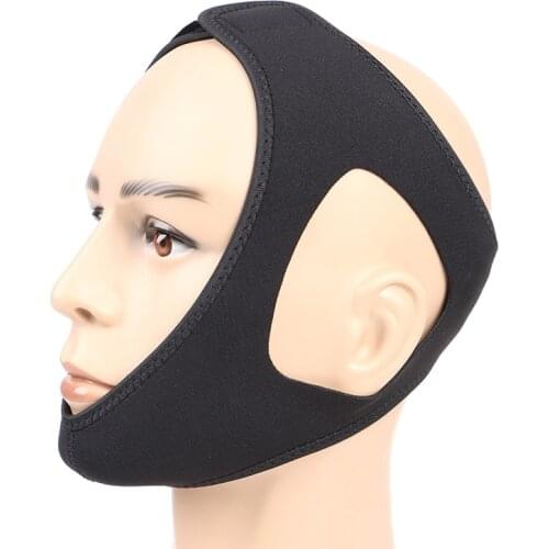 Woman Man Night Sleeping Aid Tools Snoring Protection Jaw Snore Stopper Bandage Anti Snoring Chin Strap Stop Snore Jaw Belt