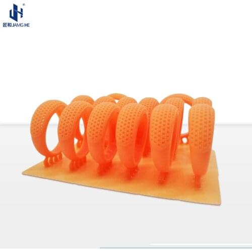 JAMGHE High Temperature Rubble Mold Resin for DLP LCD SLA 3D Printer In Brown Orange Red