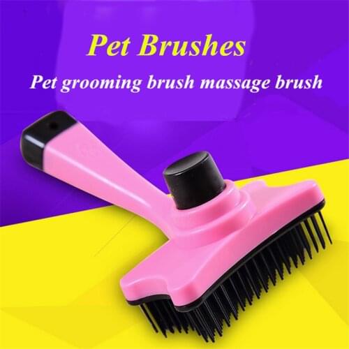 JCPAL Multifunctional Dog Brush Dog Grooming Brush Made With Plastic Pet Accessories Massage Brush Pet Hair Brush Hair Removal