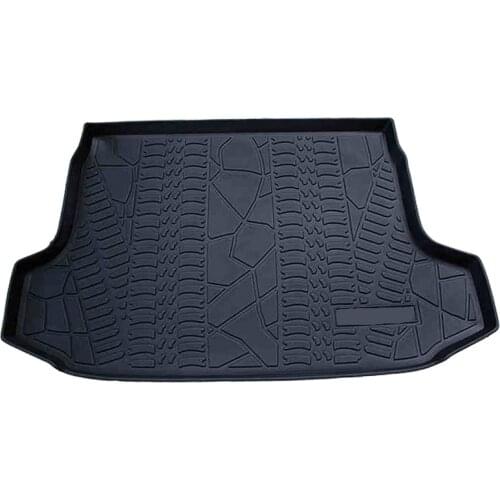The trunk mat is completely surrounded by a special waterproof tail box mat rubber three-dimensional for renault Kadjar 2017