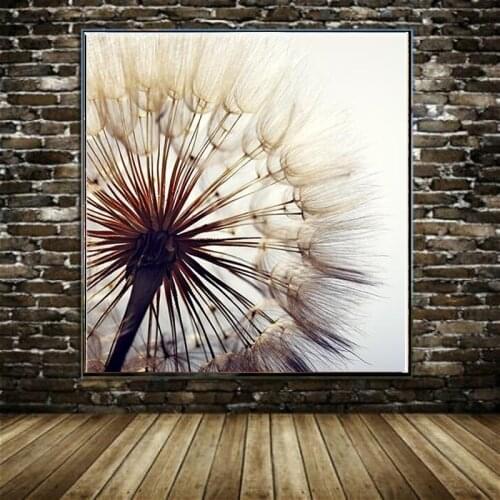 Beautiful dandelion diamond embroidery bedroom decoration 5dDIY diamond painting modern home decoration gift