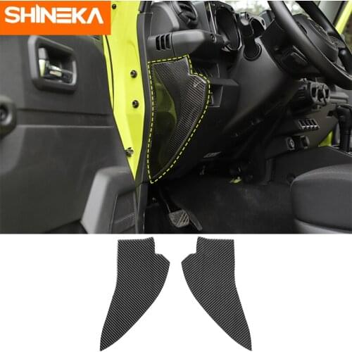 SHINEKA Interior Mouldings For Suzuki Jimny 2019 2020 Car Interior Center Console Side Panel Decoration Sticker For Suzuki Jimny