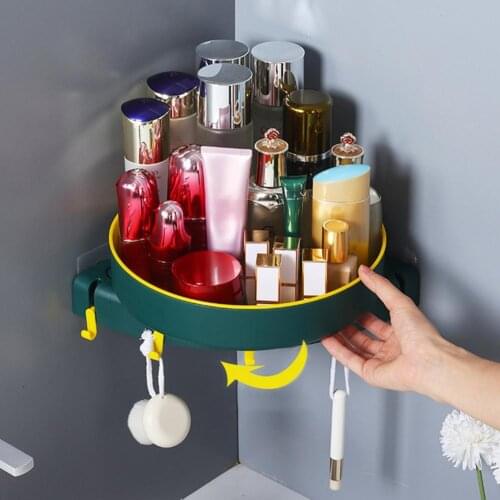 Bathroom rack wall hanging 360 degree rotating bathroom pendant corner bathroom shower rack corner storage rack storage bathroom