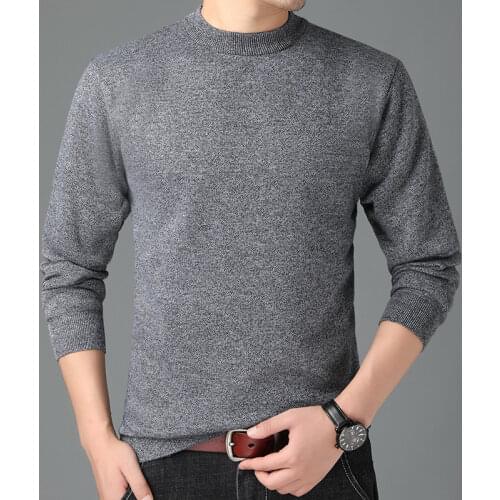 2020 New Fashion Brand Winter Sweater O-Neck Pull Homme Cotton Wool Pullover Men Clothes Mens Sweaters Casual Quality Knitwear