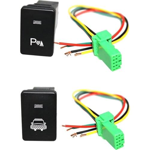Parking Light & Headlight On-Off Push Switch White LED For Toyota Sequoia Highlander 2008-ON