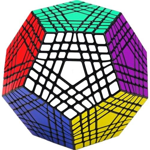 Shengshou profissional Dodecahedron magic cube 7x7x7 Megaminxeds 12 sides cube Difficulty 7x7 magic cube cube puzzle cubo magico