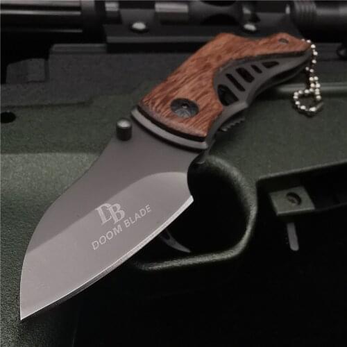 14CM (5.5') 58HRC Folding Knife Pocket Knife Survival Hunting Camping Multifunctional High Hardness Outdoor Knife, Gift for Men