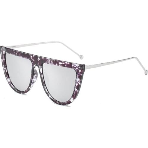 2019 New Fashion Square Sunglasses Women Brand Designer Retro Flat-top Sunglasses Rice Rivet Luxury Sunglasses Shades for Women