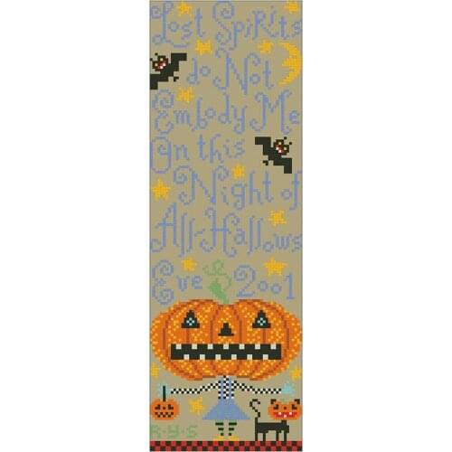 Halloween pumpkin patterns Counted Cross Stitch 11CT 14CT DIY Cross Stitch Kits Embroidery Needlework Sets home decor