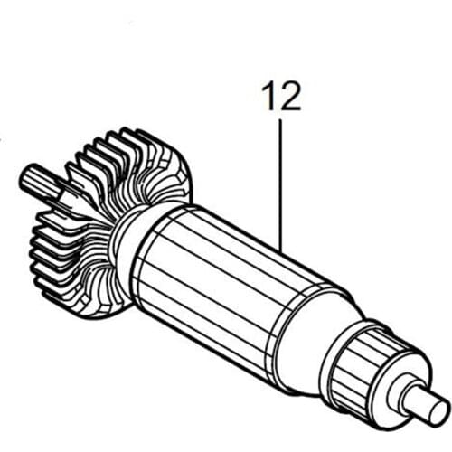 ARMATURE 220V Rotor 517583-8 Replace For Makita DA3010 DA3011F DA3011 DA3010F