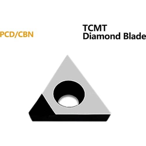 1PC TCMT080204 TCMT110204 TCMT16T304 PCD CBN CNC lathe Diamond insert TCMT High Hardness Cutter Blade for CNC Machine Tool