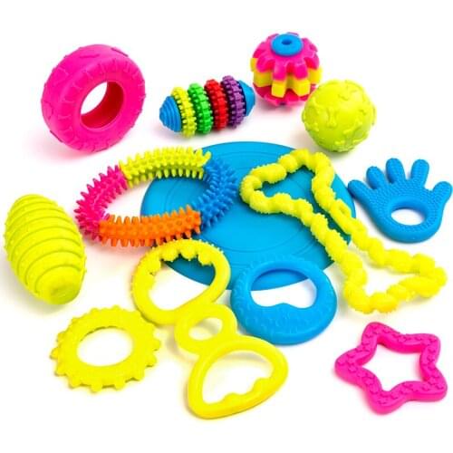 1PCS Pet Toys for Small Dogs Rubber Teeth Cleaning Chew Training Toys Resistance To Bite Dog Toy Pet Supplies Puppy Dogs Cats